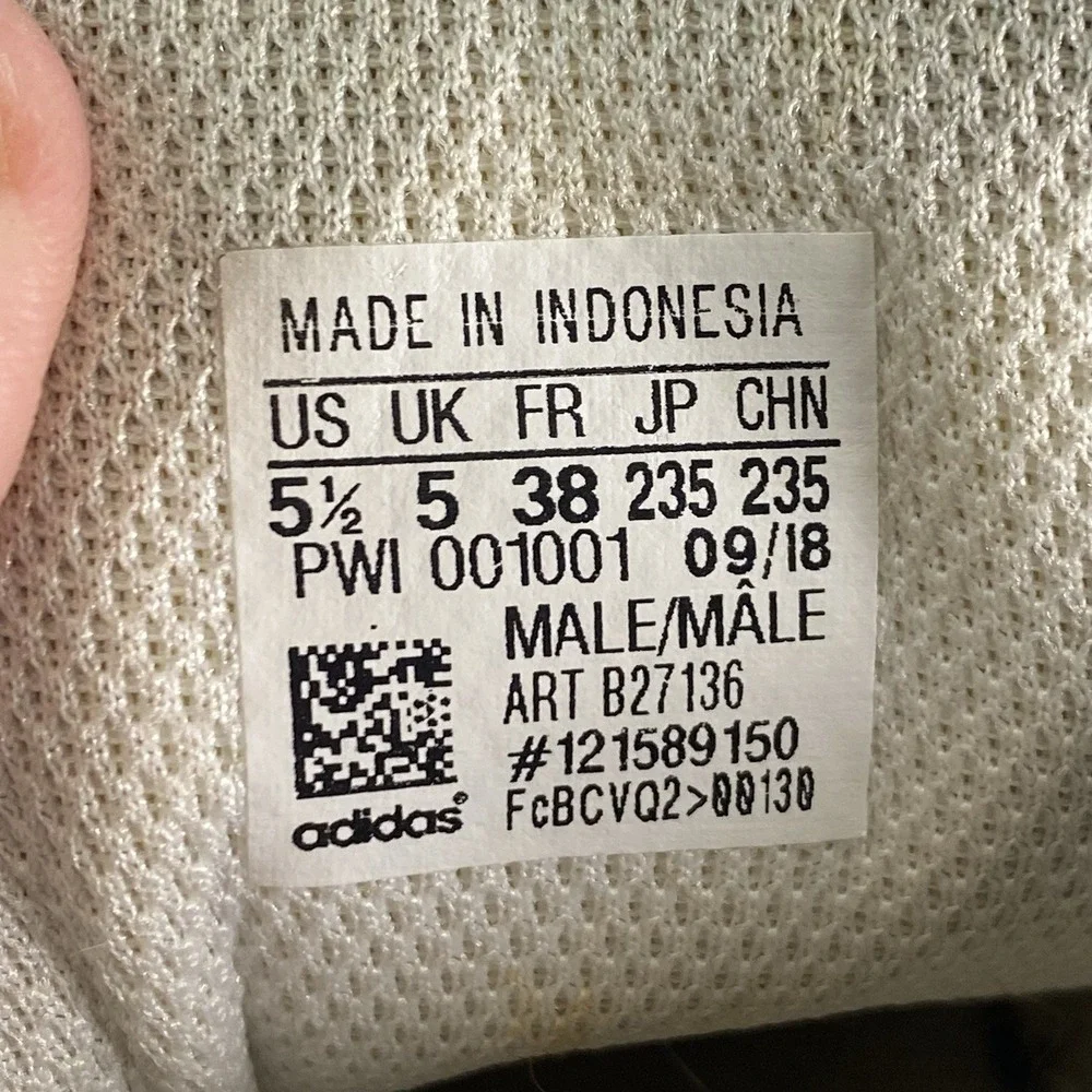 Adidas Superstar Foundation Shoes Mens 5.5 White Casual Walking Sneakers Retro